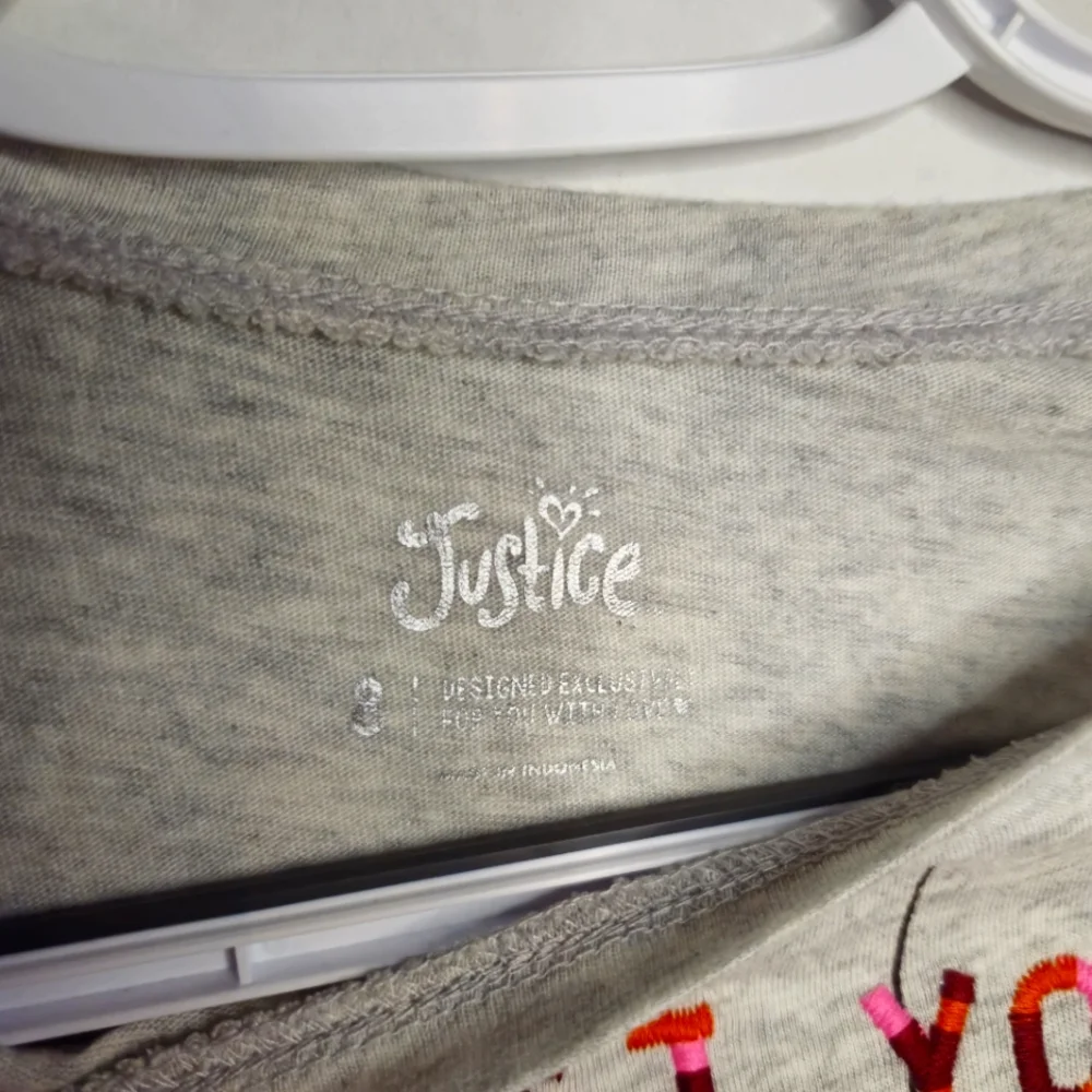 JUSTICE BRAND GIRLS‎ GRAPHIC LONG SLEEVE SIZE 8